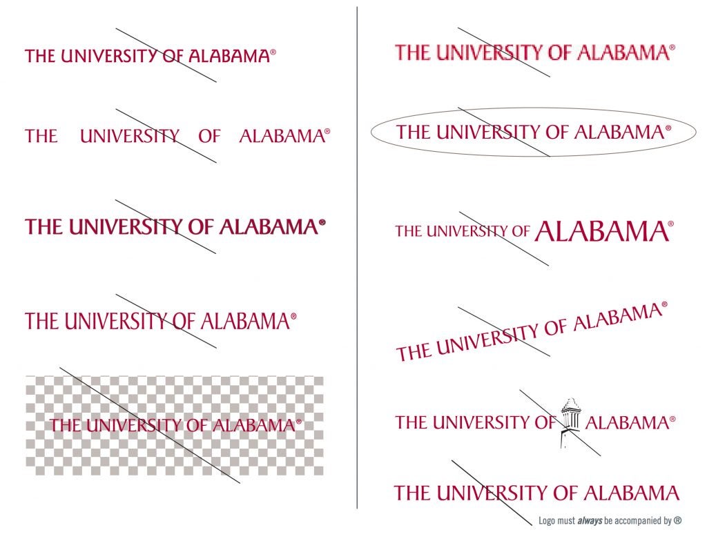 THE UNIVERSITY OF ALABAMA.
