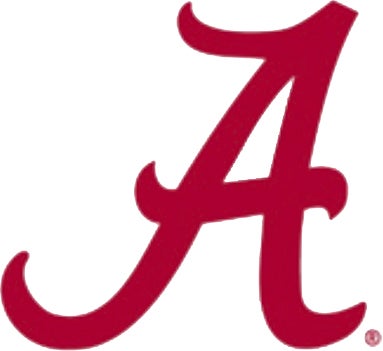 The University of Alabama Script A logo.