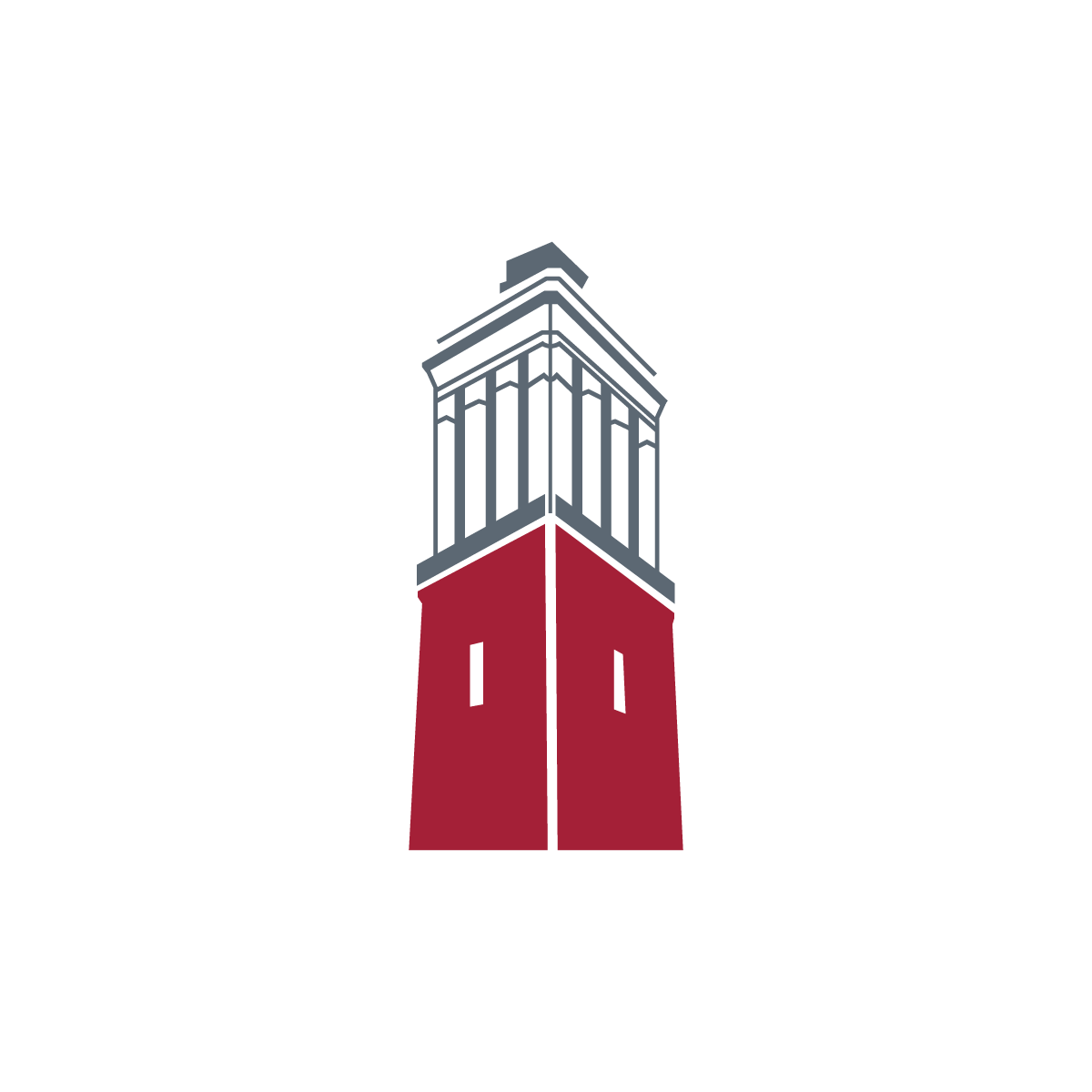 Cropped image of Denny Chimes in crimson and grey.