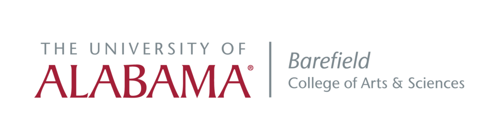 The University of Alabama, Barefield College of Arts & Sciences.